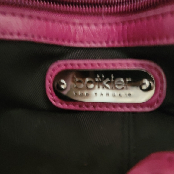 BOTKIER PINK/PURPLE PURSE WITH TASSLE AND TAG EMBELLISHMENTS 💖. NEW without tag - Picture 10 of 12